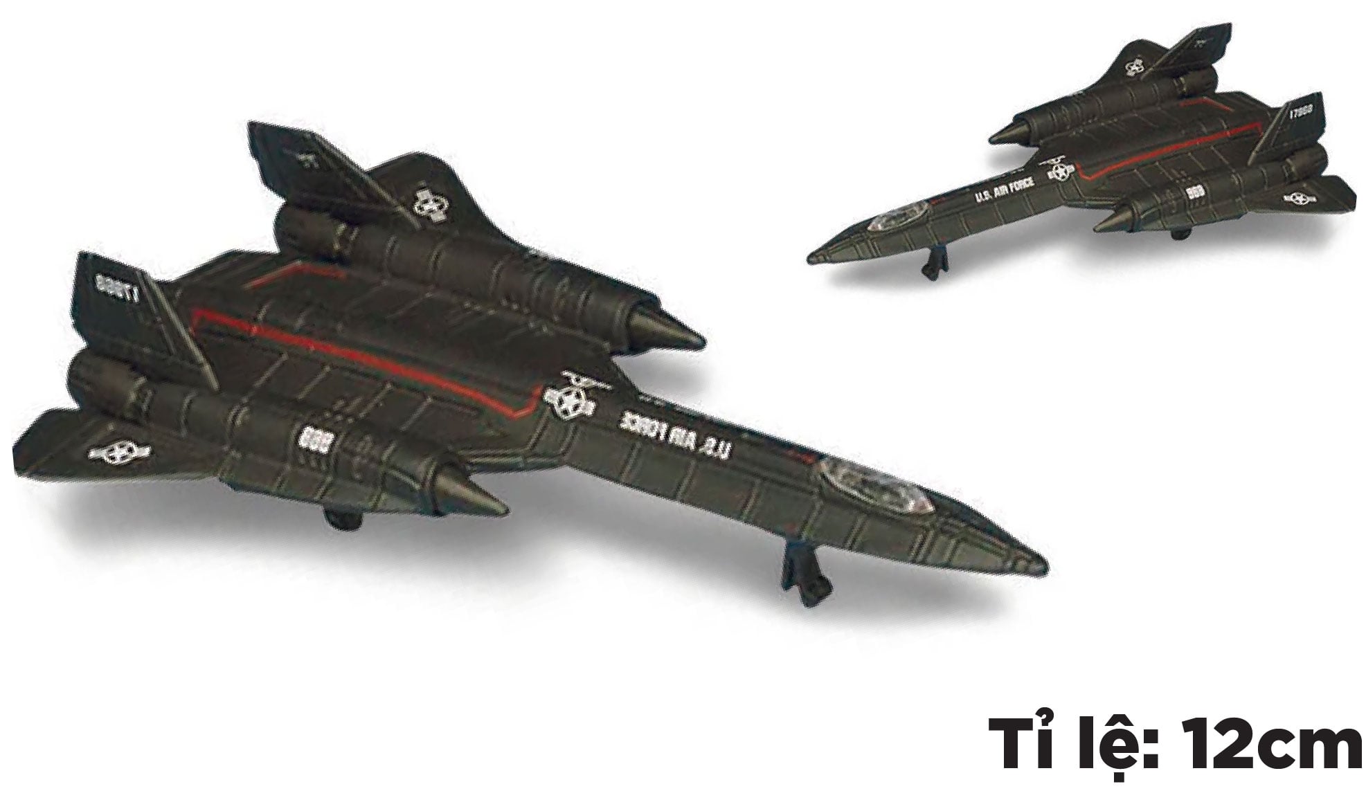  Mô hình máy bay #0061 SR-71 Blackbird - Dull Black maisto 12 cm 14106 MB12007 