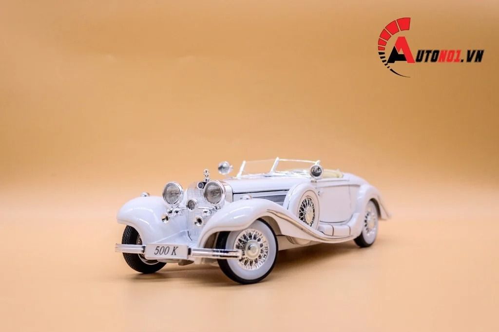  Mô hình xe Mercedes Benz 500k Typ Special Roadster 1936 Grey 1:18 Maisto 3996 