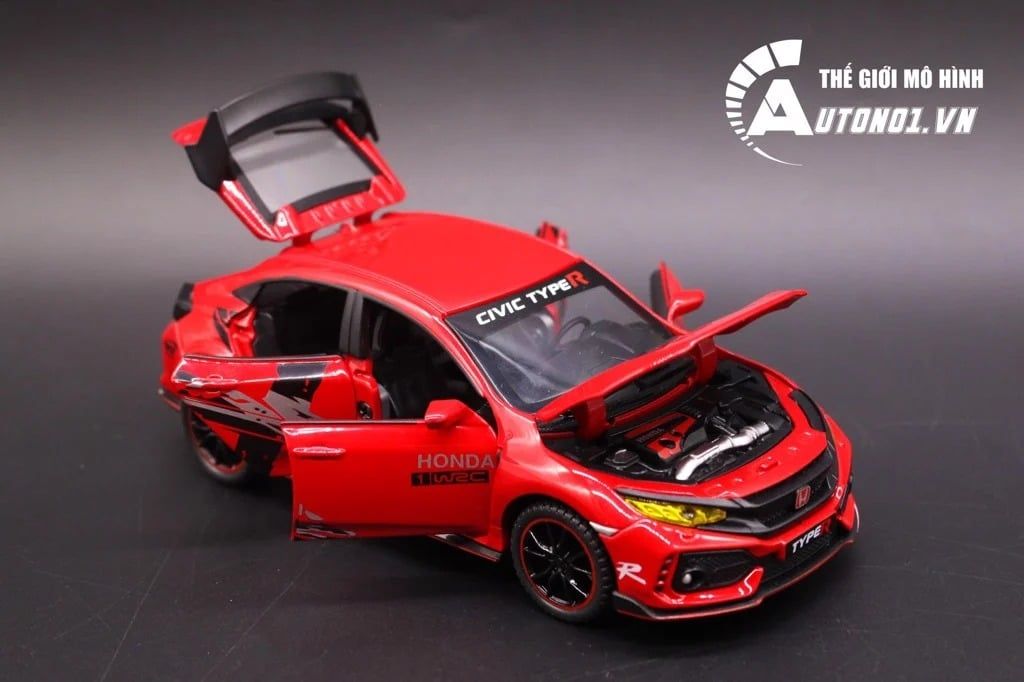 MÔ HÌNH XE HONDA CIVIC HATCHBACK LIMITED TYPE R 1:32 DOUBLE HORSES 7077