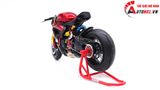  Mô hình xe cao cấp Ducati 1199 Panigale Cafe Racer Grey Red cao cấp nồi khô ghi đông mâm căm 1:12 Tamiya D201 