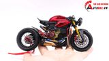  Mô hình xe cao cấp Ducati 1199 Panigale Cafe Racer Grey Red cao cấp nồi khô ghi đông mâm căm 1:12 Tamiya D201 