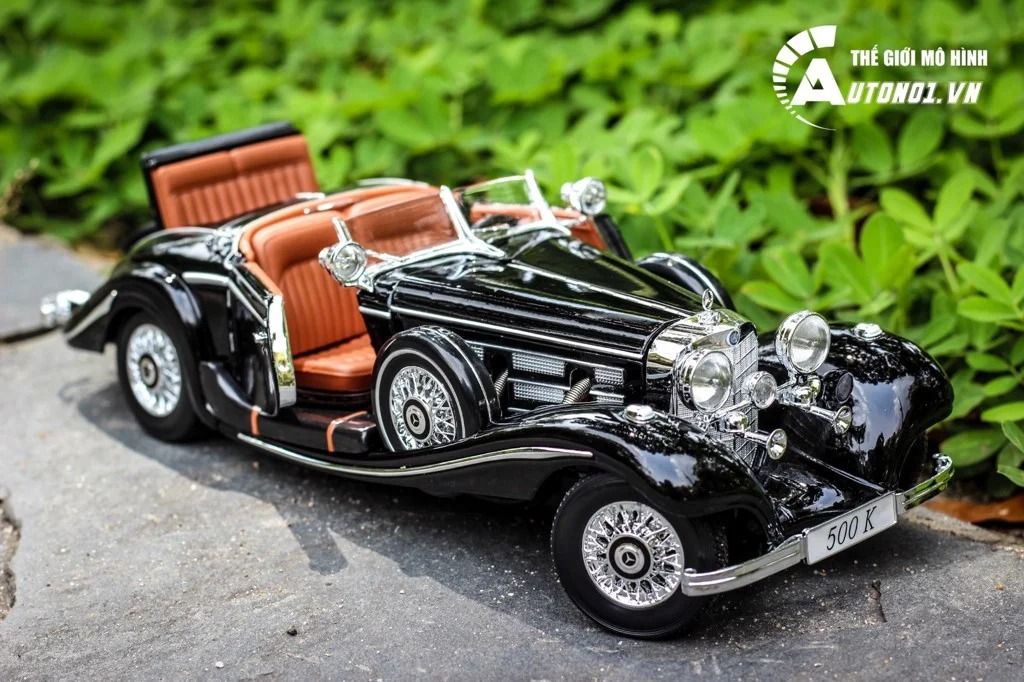  Mô hình xe Mercedes Benz 500k Typ Special Roadster 1936 Grey 1:18 Maisto 3996 