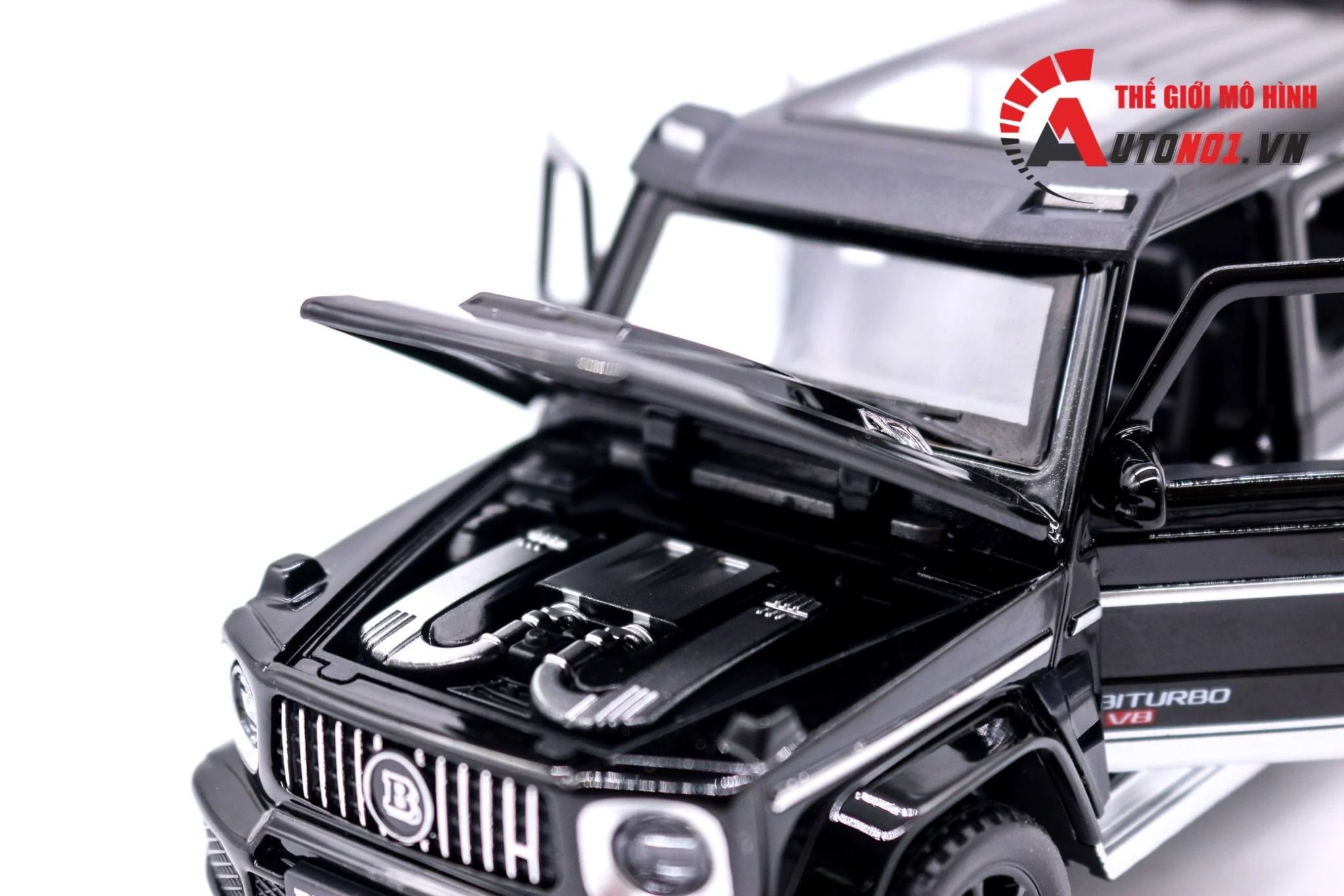  Mô hình xe Mercedes-benz Brabus G700 tỉ lệ 1:32 JIiaye model VB32523 3680 