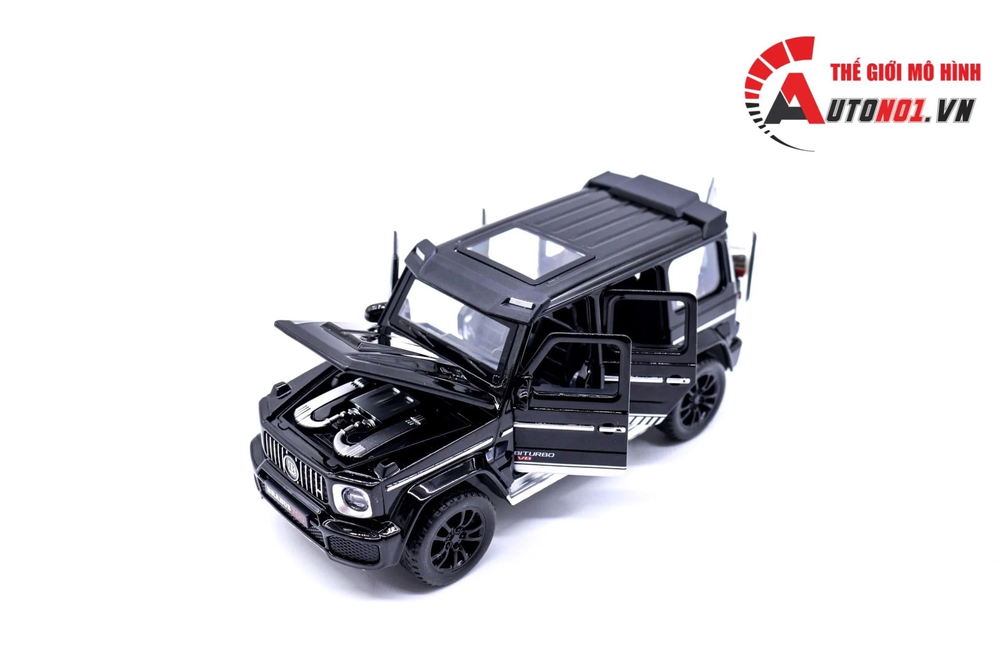  Mô hình xe Mercedes-benz Brabus G700 tỉ lệ 1:32 JIiaye model VB32523 3680 