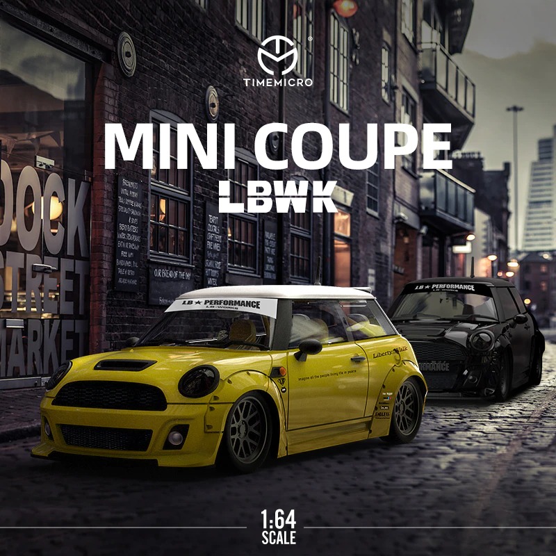  Mô hình xe Mini Coupe LBWK Liberty Walk tỉ lệ 1:64 Time Micro 