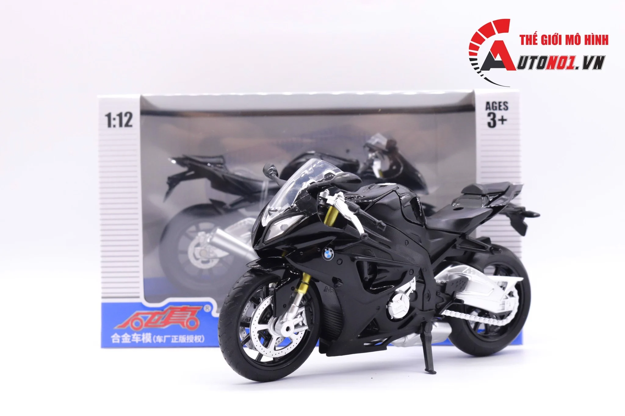  Mô hình xe Bmw s1000rr 2019 1:12 MSZ 7222 