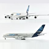  Mô hình máy bay USA Airbus A380 1:160 có đèn led tự động theo tiếng vỗ tay hoặc chạm MB47028 