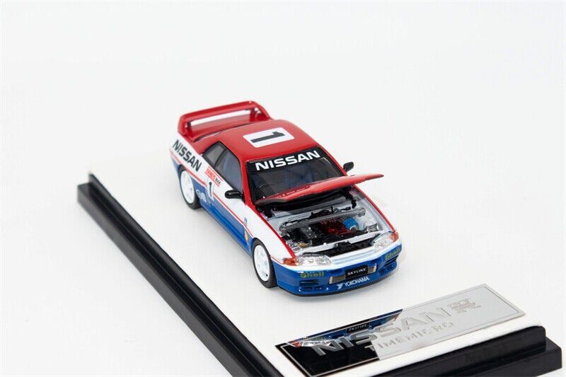  Mô hình xe Nissan GTR R32 BATHURST 1991-1992 #1 tỉ lệ 1:64 Time Micro TM644114 