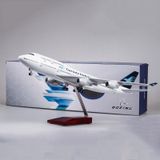  Mô hình máy bay Garuda Indonesia Boeing B747 47cm 1:150 có đèn led tự động theo tiếng vỗ tay hoặc chạm MB47049 