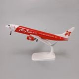  Mô hình máy bay Air Asia Boeing B737 Capa Best Airlines có bánh xe 20cm MB20119 