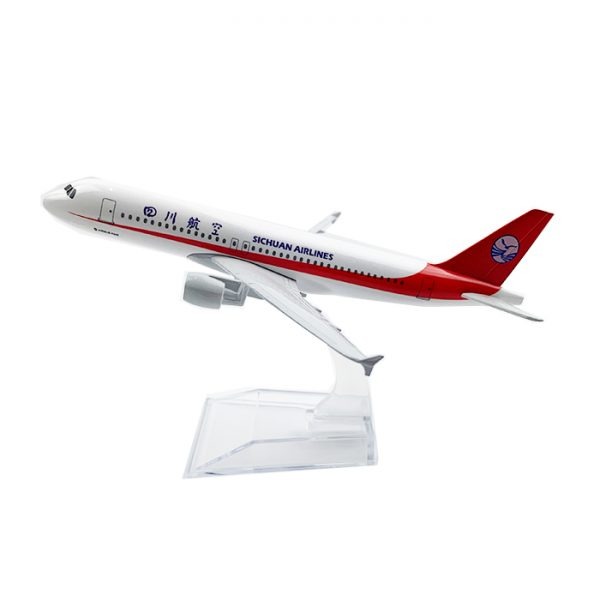  Mô hình máy bay Hãng Hàng Không Tứ Xuyên Airbus Sichuan A330 có đế 16cm MB16213 