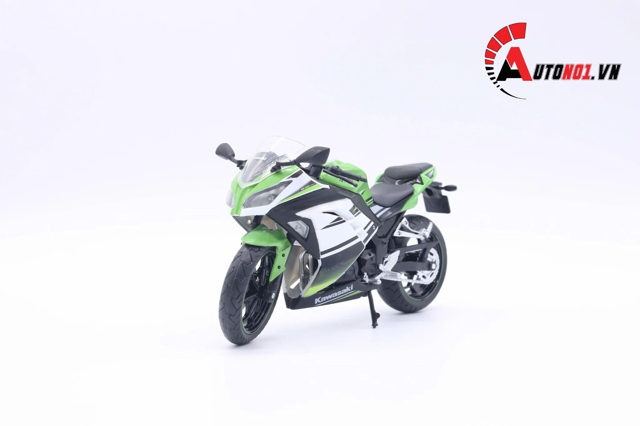  Mô hình xe mô tô Kawasaki Ninja 250 tỉ lệ 1:12 Automax 5796 