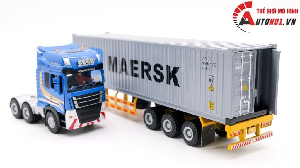  Xe mô hình container chở hàng 1:50 jingbang 7877 