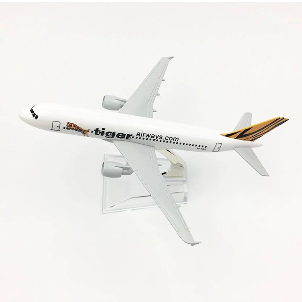 Mô hình máy bay Singapore Tiger Airways Airbus A320 16cm MB16128