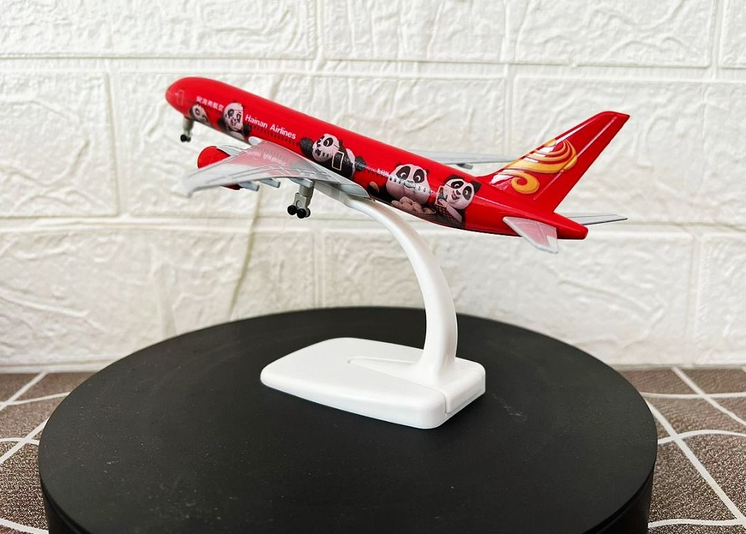  Mô hình máy bay Hainan Panda Boeing B787 red kích thước 20cm MB20091 