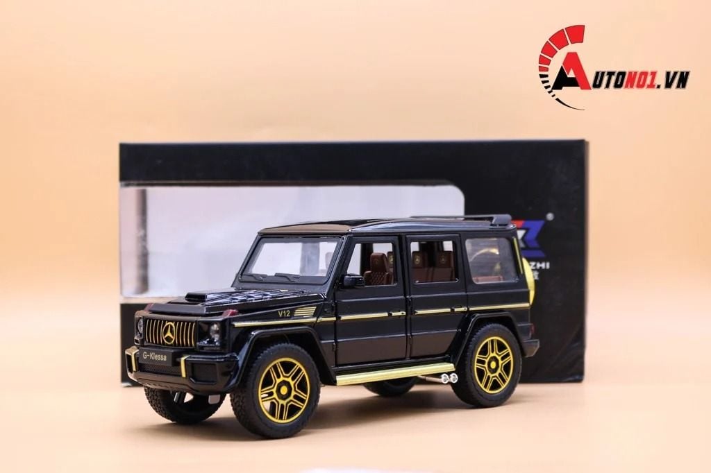  Mô hình xe Mercedes G-Klessa G63 V12 full open 1:24 Chezhi OT402 