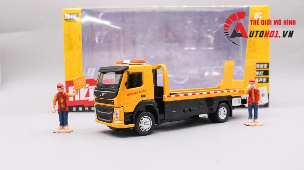 MÔ HÌNH XE TẢI CỨU HỘ VOLVO WRECKER TRUCK 1:50 DIECAST METAL 7917