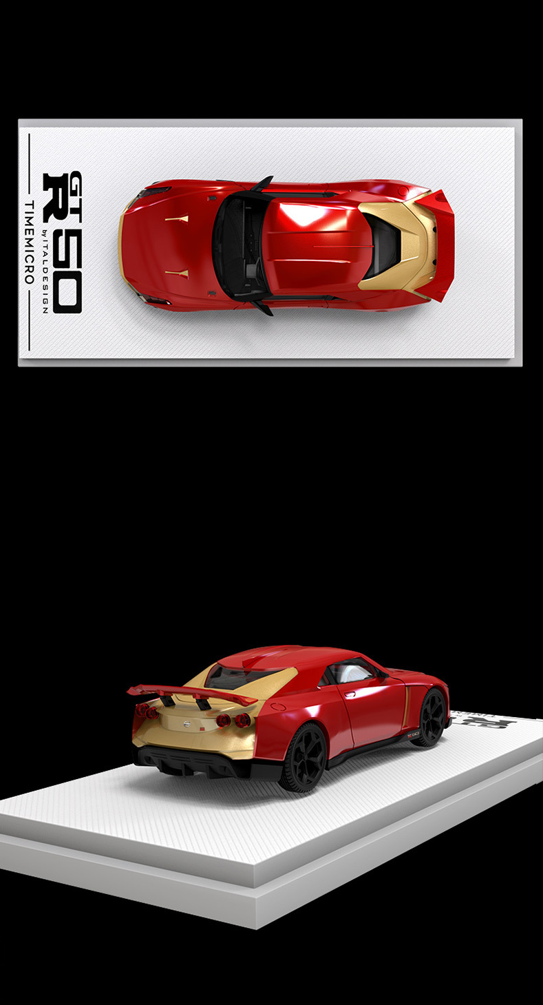  Mô hình xe Nissan GTR50 tỉ lệ 1:64 Time micro 