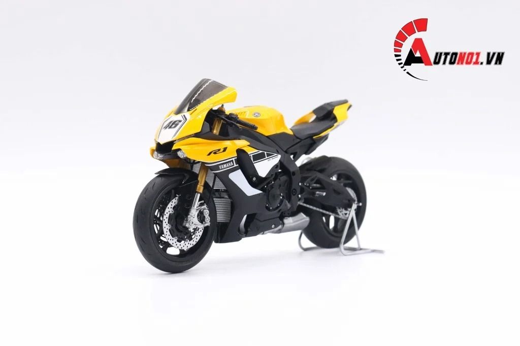  Mô hình xe Yamaha Yzf R1m Anniversary 60th 1:12 Tamiya D123f 