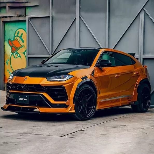  Mô hình xe Lamborghini Urus LBWK Liberty Walk limited edition 299pcs tỉ lệ 1:64 Flame model OT64201 