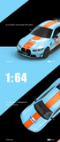  Mô hình xe BMW M4 Gulf, Pink Pig box camping tỉ lệ 1:64 Time micro 
