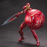  Mô hình nhân vật Marvel Iron man người sắt MK50 Mark L Avengers Infinite war kèm phụ kiện SHF tỉ lệ 1:10 18CM ZD Toys FG264 