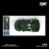  Mô hình xe Lamborghini Aventador LP700 GT EVO LBWK fighter Zero Green Model Car tỉ lệ 1:64 TPC Models 