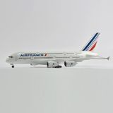  Mô hình máy bay Air France Airbus A380 47cm 1:160 có đèn led tự động theo tiếng vỗ tay hoặc chạm MB47027 