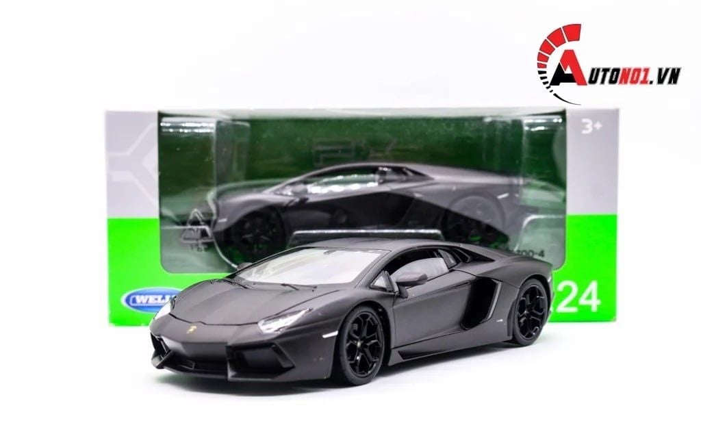 MÔ HÌNH XE LAMBORGHINI AVENTADOR LP700-4 1:24 WELLY 4650