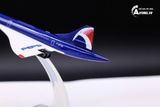  Mô hình máy bay phản lực Concorde Pepsi France – British airway 16cm MB16163 