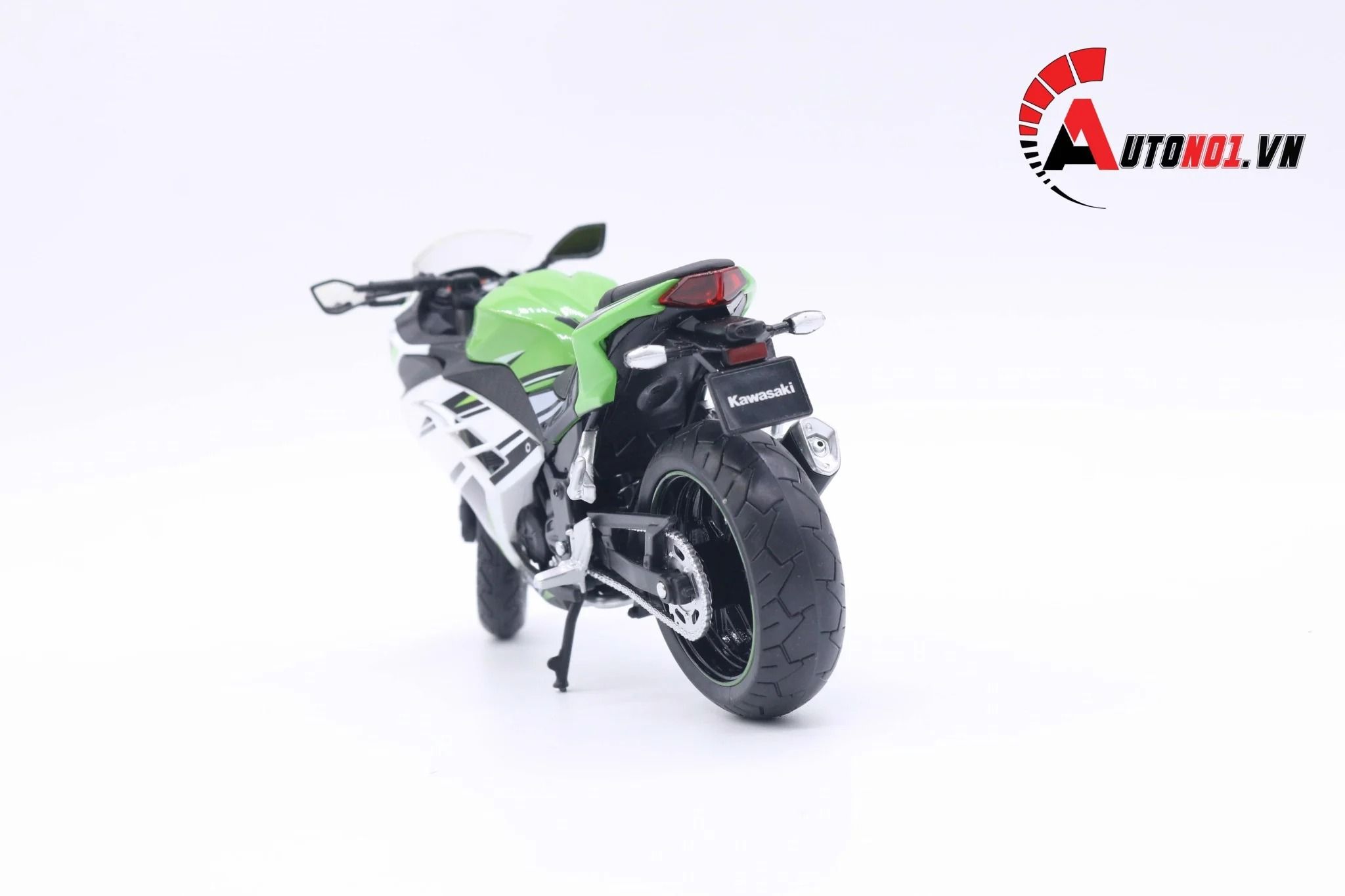  Mô hình xe mô tô Kawasaki Ninja 250 tỉ lệ 1:12 Automax 5796 