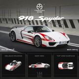  Mô hình xe Porsche 918 Spyder white flame tỉ lệ 1:64 Time micro 