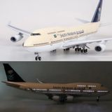  Mô hình máy bay Saudi Arabia Boeing B747-400 Ả Rập 47cm 1:150 có đèn led tự động theo tiếng vỗ tay hoặc chạm MB47018 