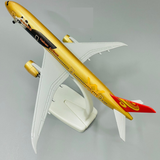  Mô hình máy bay Hainan Panda Boeing B787 gold kích thước 20cm MB20090 