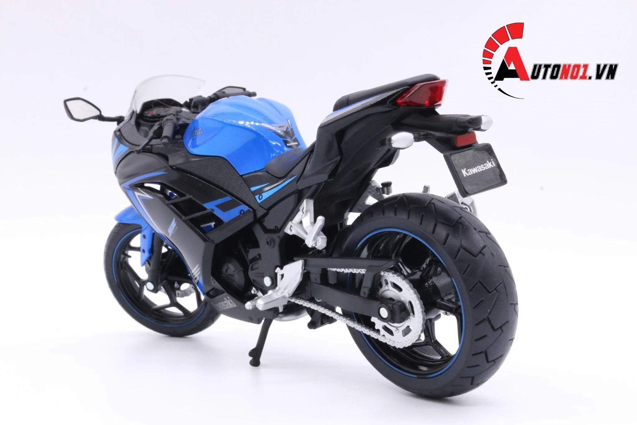  Mô hình xe mô tô Kawasaki Ninja 250 tỉ lệ 1:12 Automax 5796 