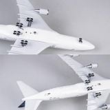  Mô hình máy bay Garuda Indonesia Boeing B747 47cm 1:150 có đèn led tự động theo tiếng vỗ tay hoặc chạm MB47049 