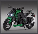  Mô hình xe mô tô Kawasaki Ninja Z1000 có ben nâng tỉ lệ 1:12 Jiaye model MT12015 