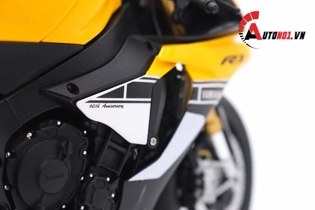  Mô hình xe Yamaha Yzf R1m Anniversary 60th 1:12 Tamiya D123f 