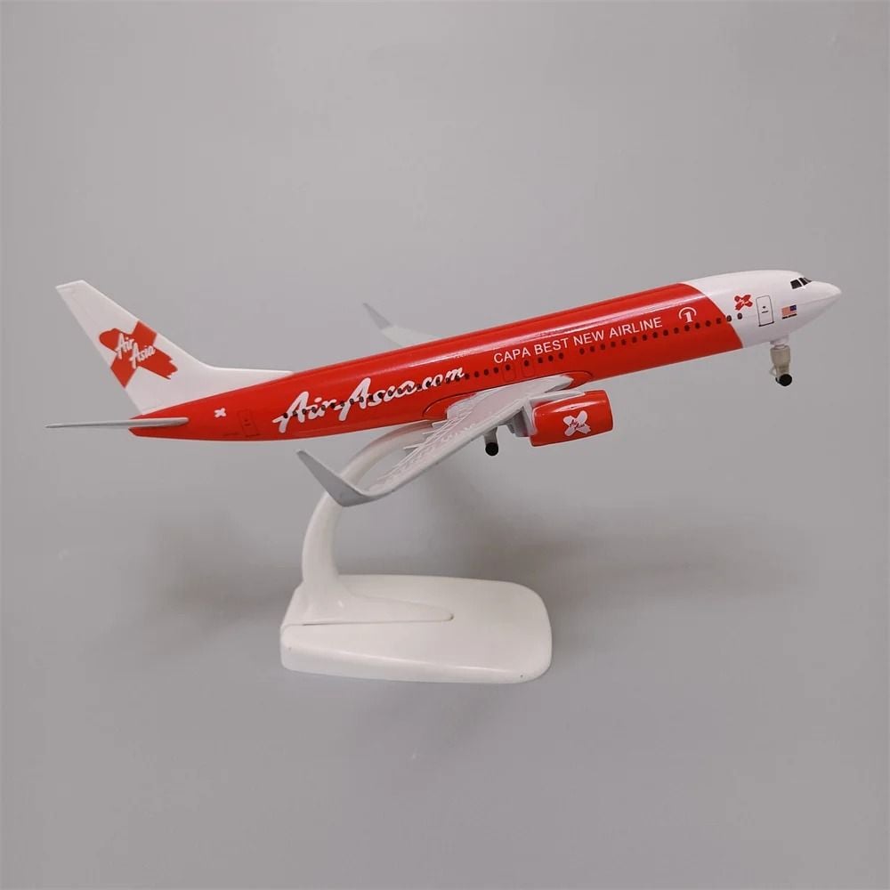  Mô hình máy bay Air Asia Boeing B737 Capa Best Airlines có bánh xe 20cm MB20119 