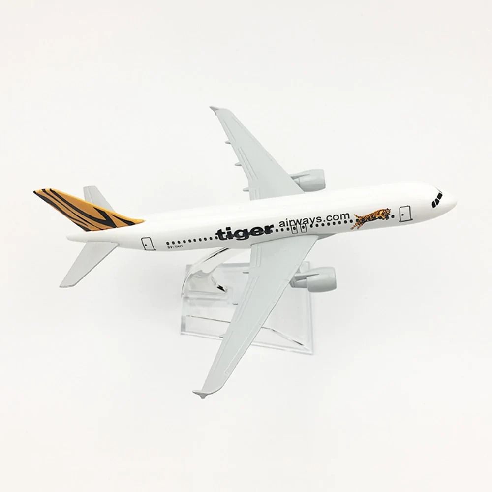 Mô hình máy bay Singapore Tiger Airways Airbus A320 16cm MB16128