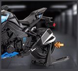  Mô hình xe mô tô Kawasaki Ninja Z1000 có ben nâng tỉ lệ 1:12 Jiaye model MT12015 