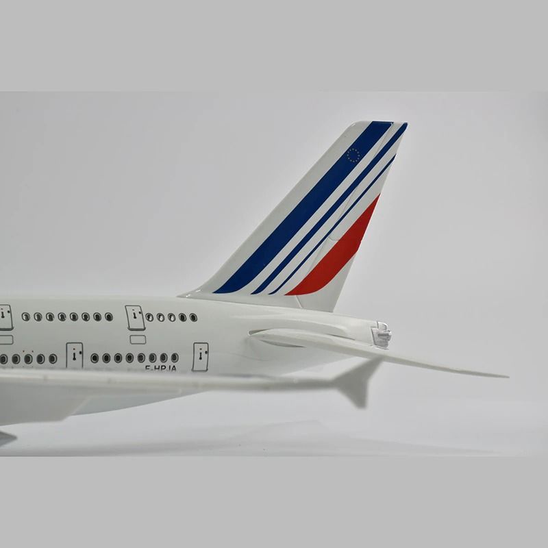  Mô hình máy bay Air France Airbus A380 47cm 1:160 có đèn led tự động theo tiếng vỗ tay hoặc chạm MB47027 