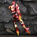  Mô hình nhân vật Marvel Iron man người sắt có đèn MK43 Mark XLIII Avengers SHF tỉ lệ 1:10 18CM ZD Toys FG263 