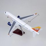  Mô hình máy bay Bhutan Airlines Drukair Airbus A320 Neo 47cm có đèn led tự động theo tiếng vỗ tay hoặc chạm MB47061 