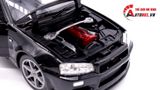  Mô hình xe Nissan Skyline Gt-R R34 1:24 Welly OT132 