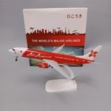  Mô hình máy bay Air Asia Boeing B737 Capa Best Airlines có bánh xe 20cm MB20119 