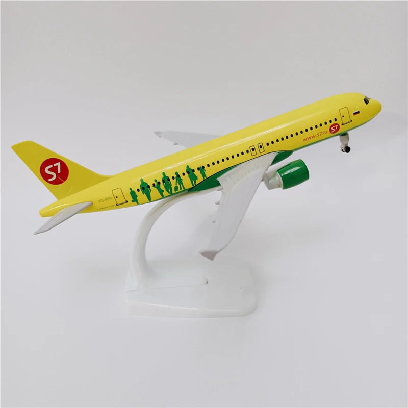  Mô hình máy bay Siberia S7 Airbus A320 kích thước 20cm MB20096 