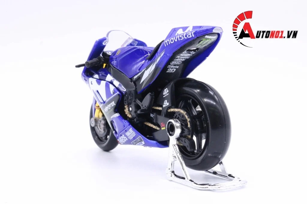  Mô hình xe mô tô GP Yamaha factory racing 2018 1:18 Maisto 5817A 