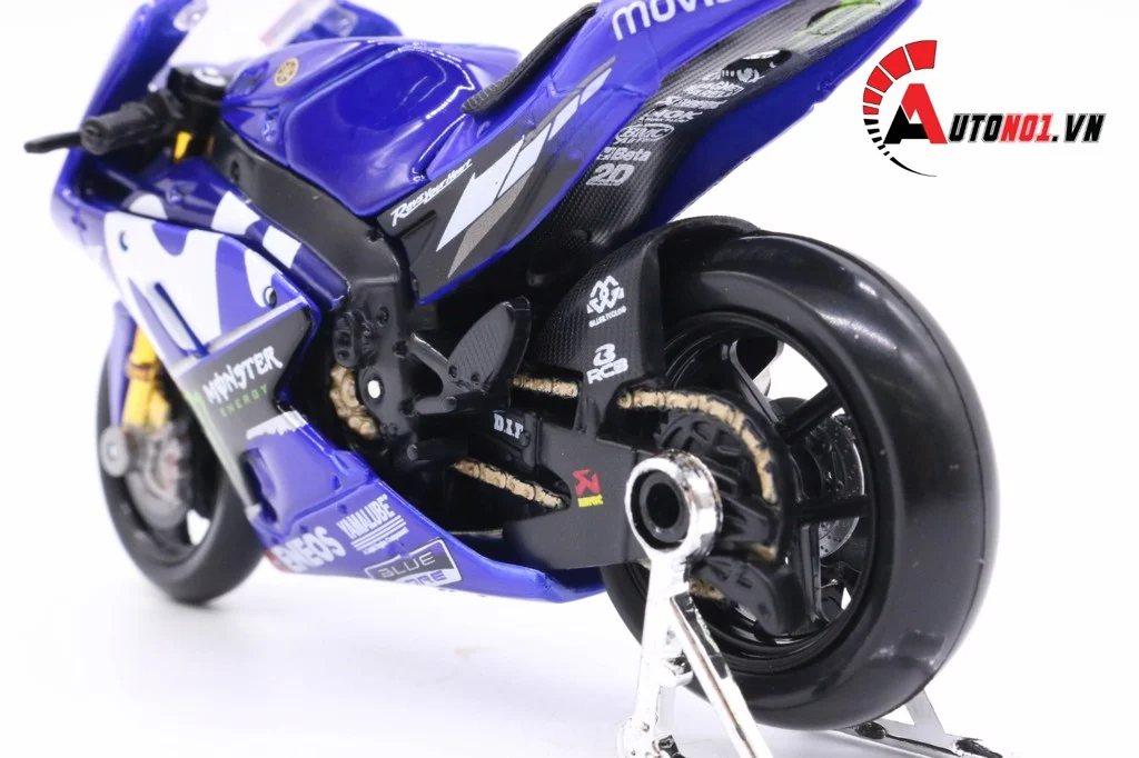  Mô hình xe mô tô GP Yamaha factory racing 2018 1:18 Maisto 5817A 