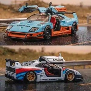 Mô hình xe Ferrari F40 LBWK Gull wing doors tỉ lệ Demon King